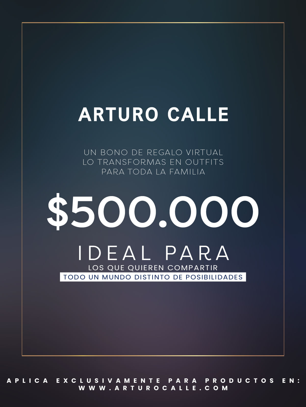 Bono de Regalo Virtual $500.000