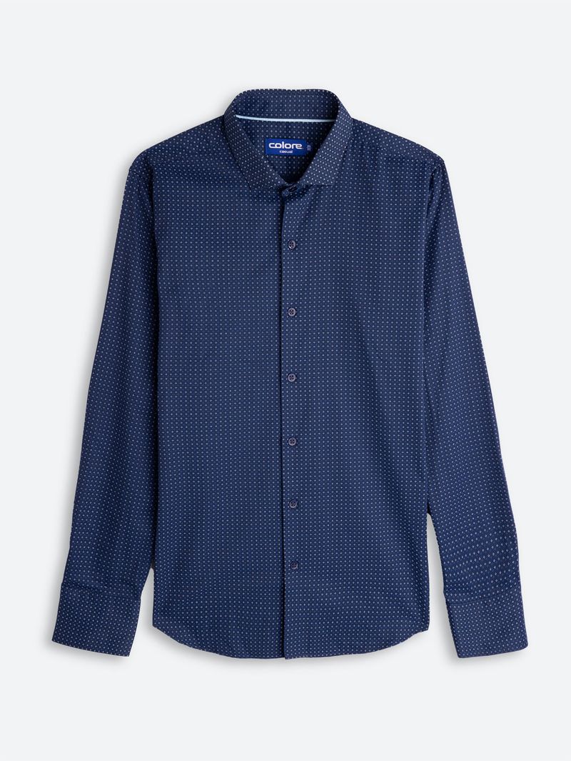 Camisa Business Estampada para Hombre 10549
