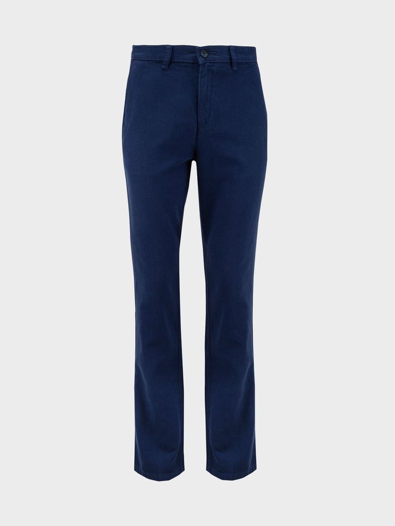 Pantalón Unicolor Regular Fit para Hombre 31628