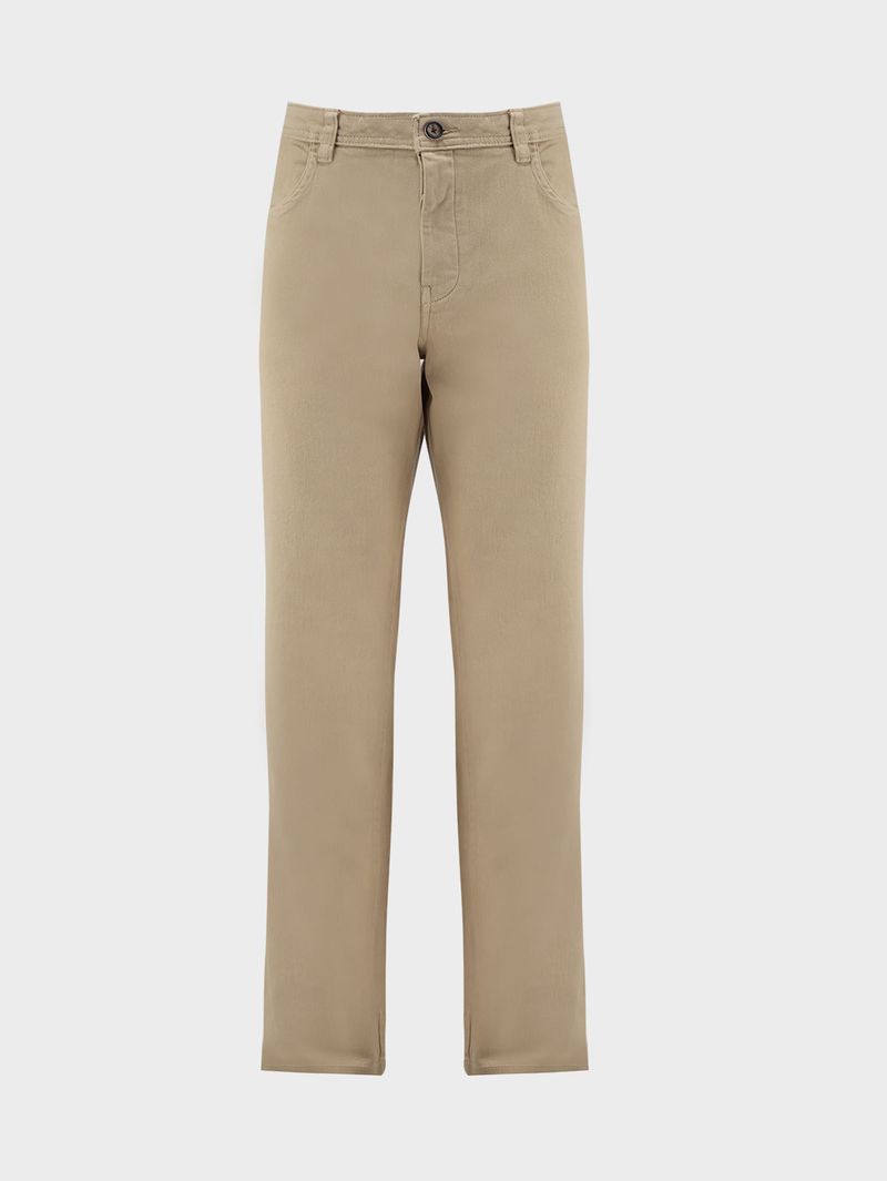 Pantalón Unicolor Regular Fit para Hombre 33890