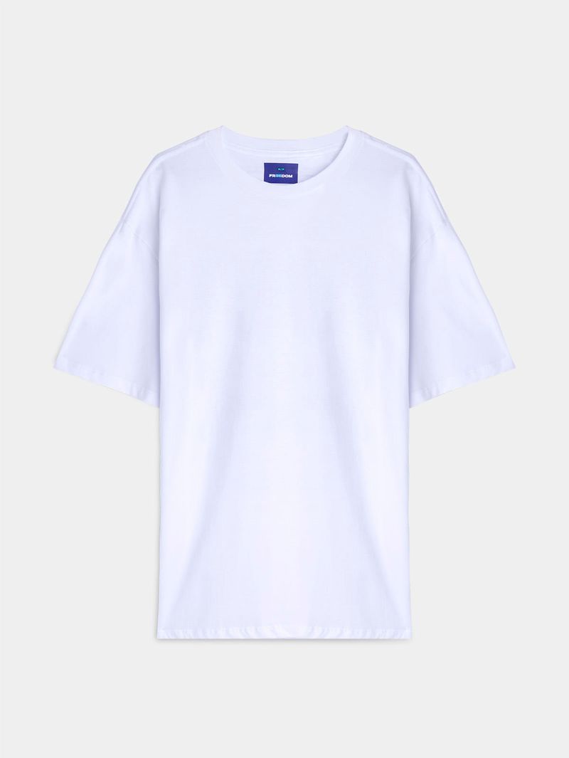 Camiseta Oversize con Estampado para Hombre 04809
