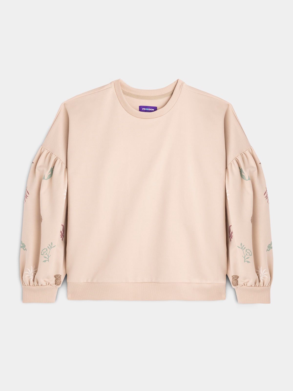 Buzo Estampado con Mangas Bombachas para Mujer 05252