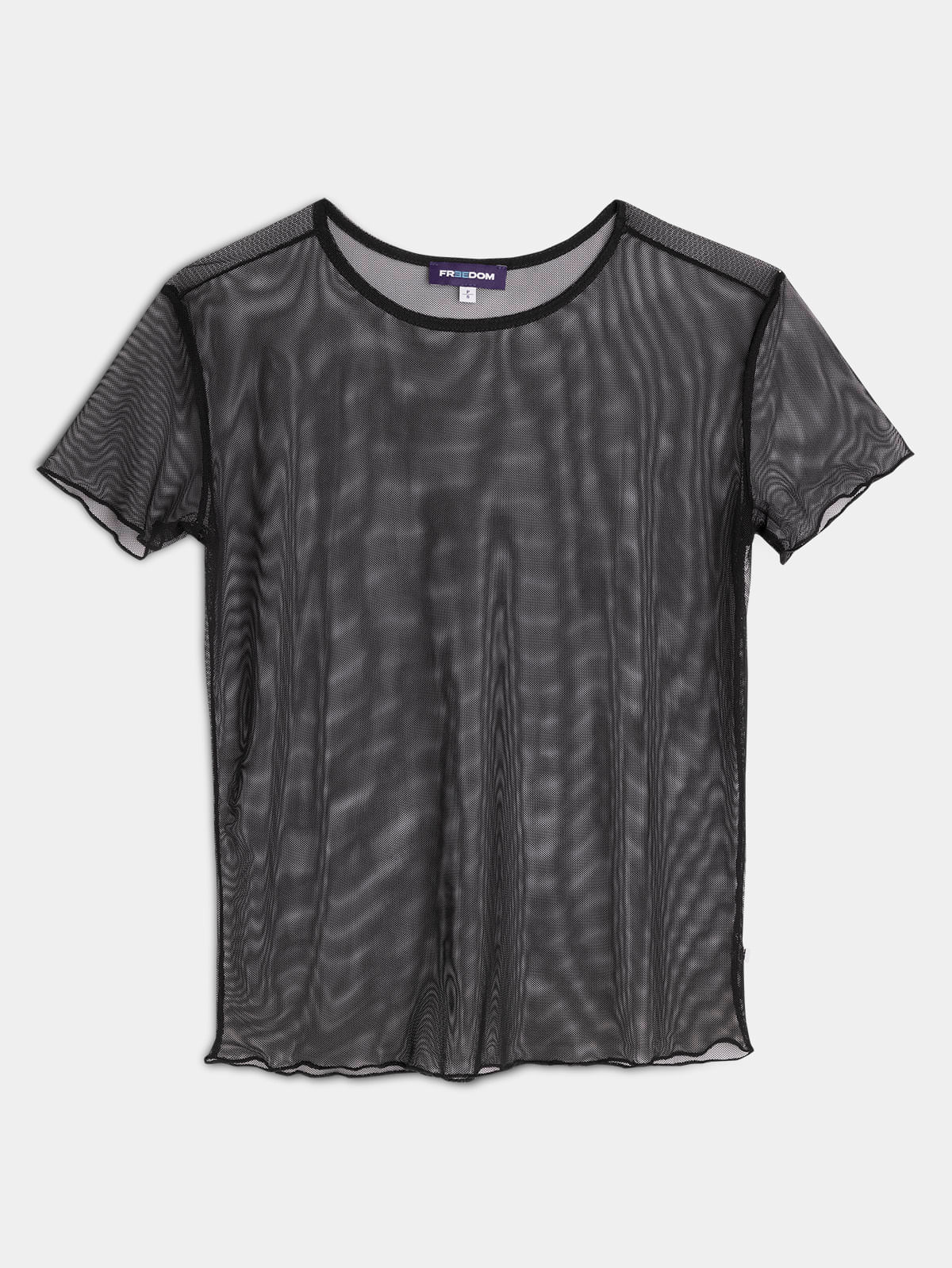 Camiseta en Mesh Unicolor para Mujer 05431