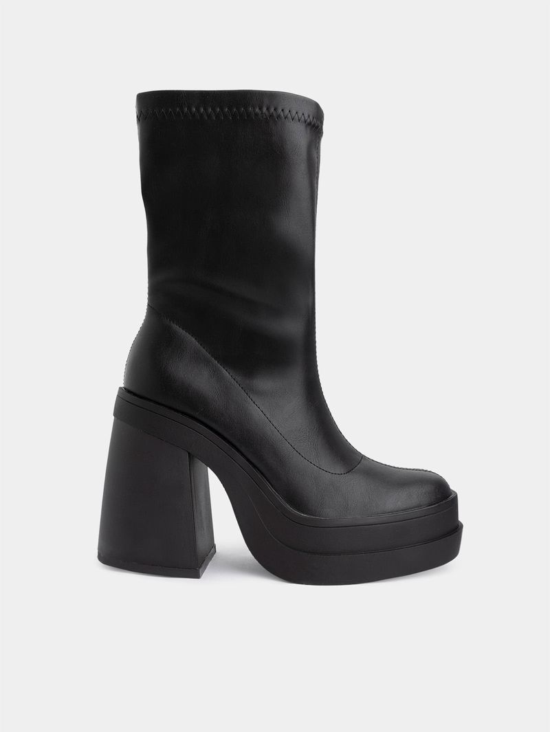 Botas con Plataforma y Tacon para Mujer 05436