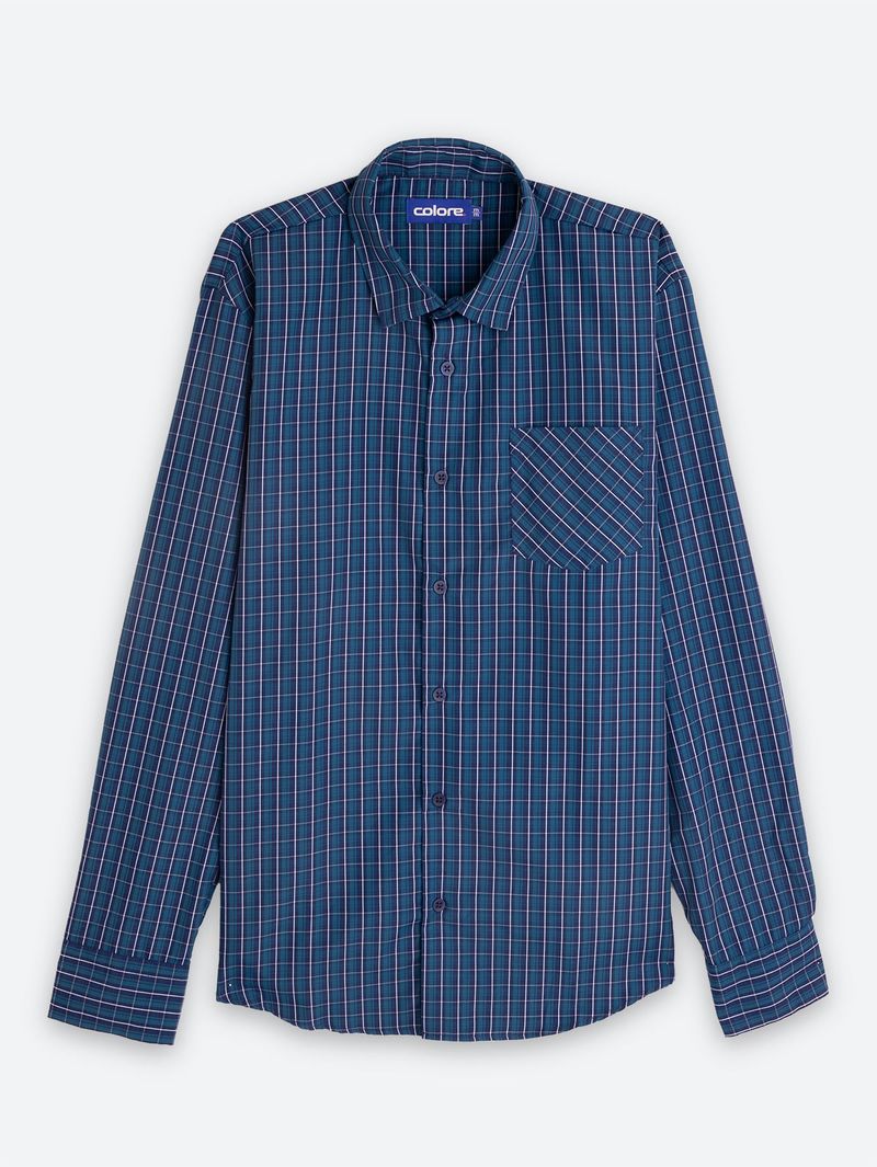 Camisa Casual Regular Fit para Hombre 08333