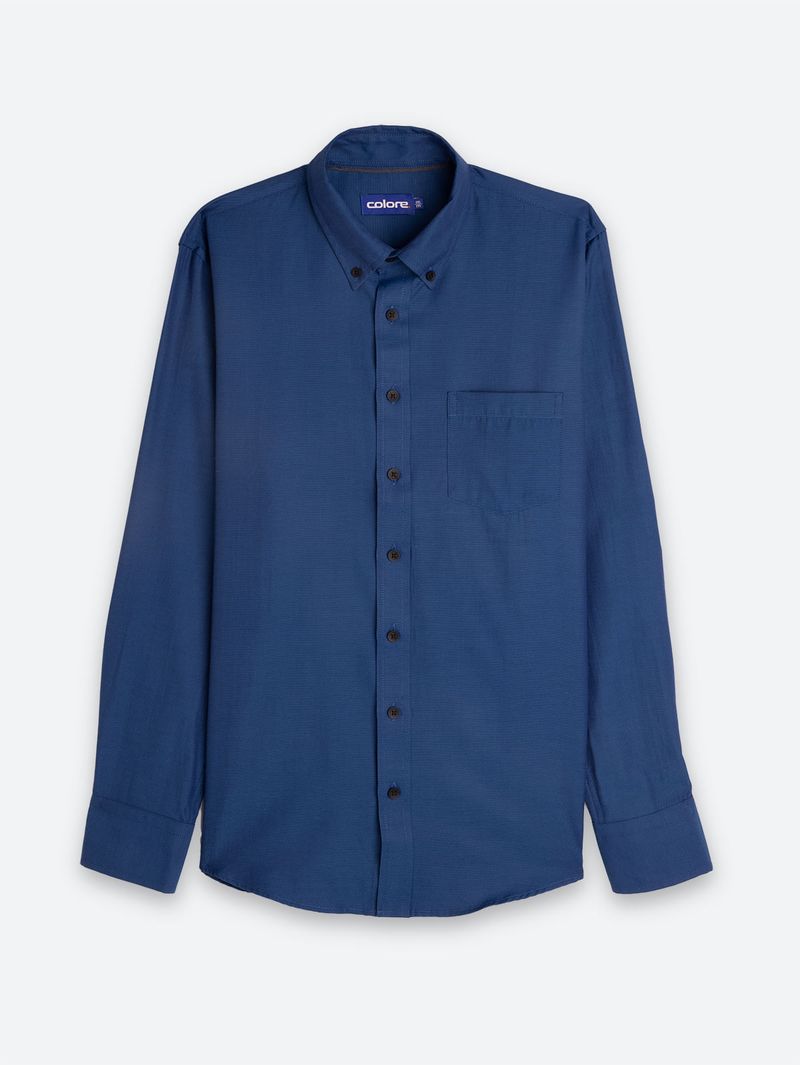 Camisa Casual Regular Fit para Hombre 09620