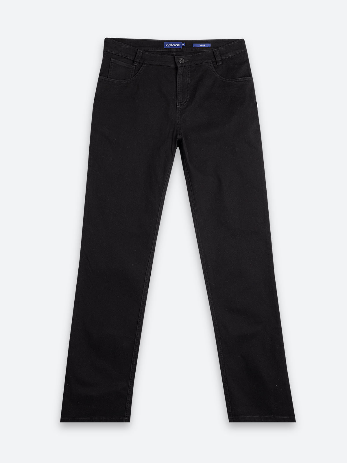 Pantalón Unicolor Slim Fit para Hombre 12340