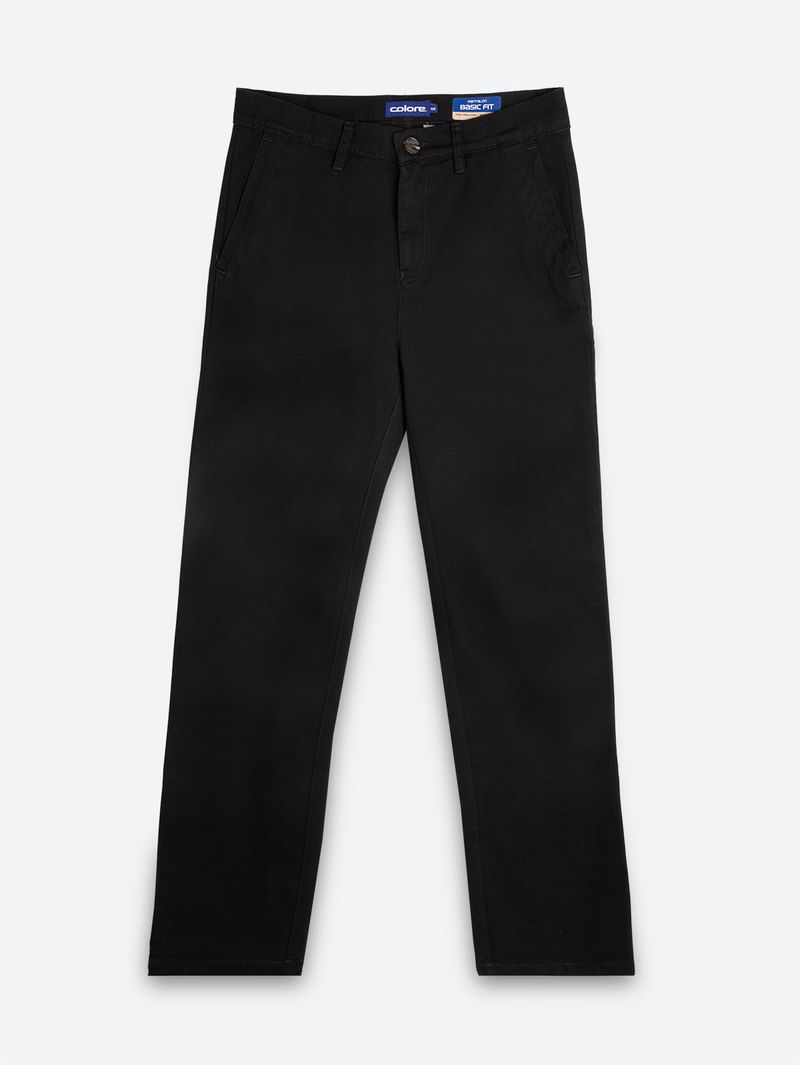 Pantalón Unicolor Regular Fit para Hombre 12355