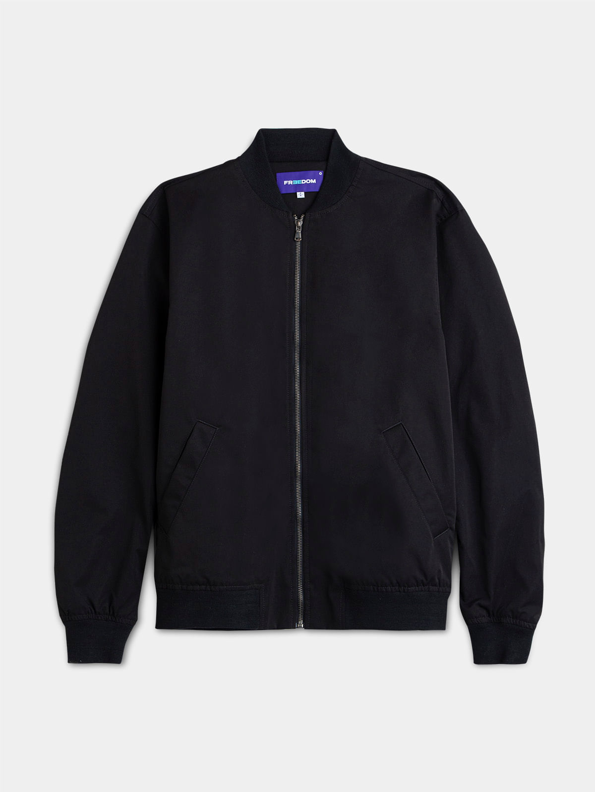 Chaqueta Bomber Unicolor para Hombre 05185