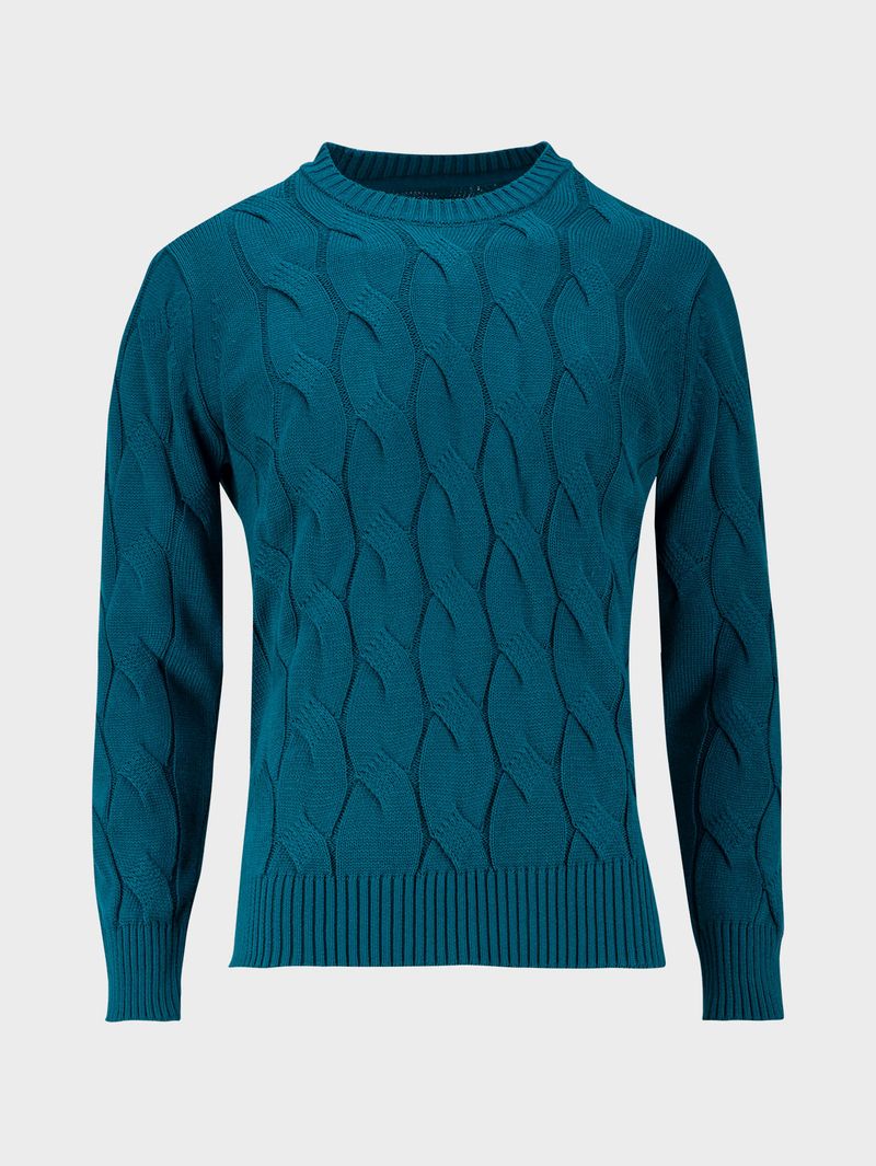 Suéter Cuello Redondo para Hombre 36379