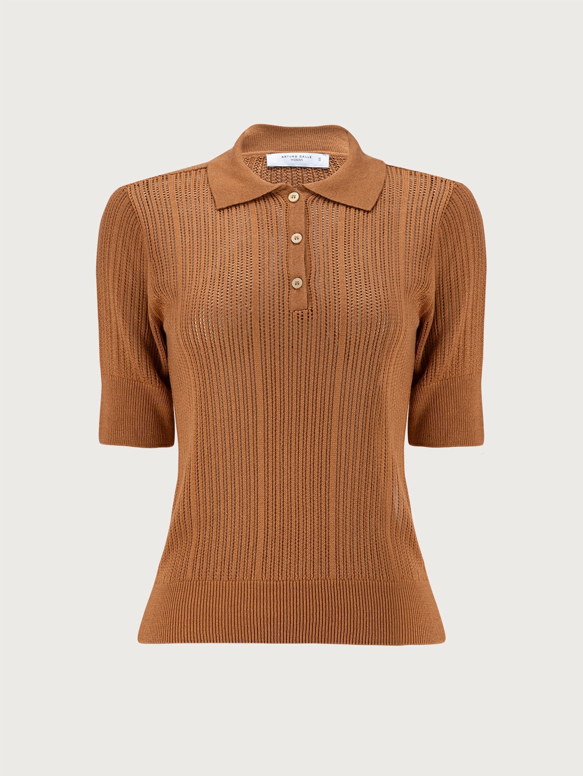 Telier Camisa Tejida Tipo Polo Para Mujer 36290 de Arturo Calle