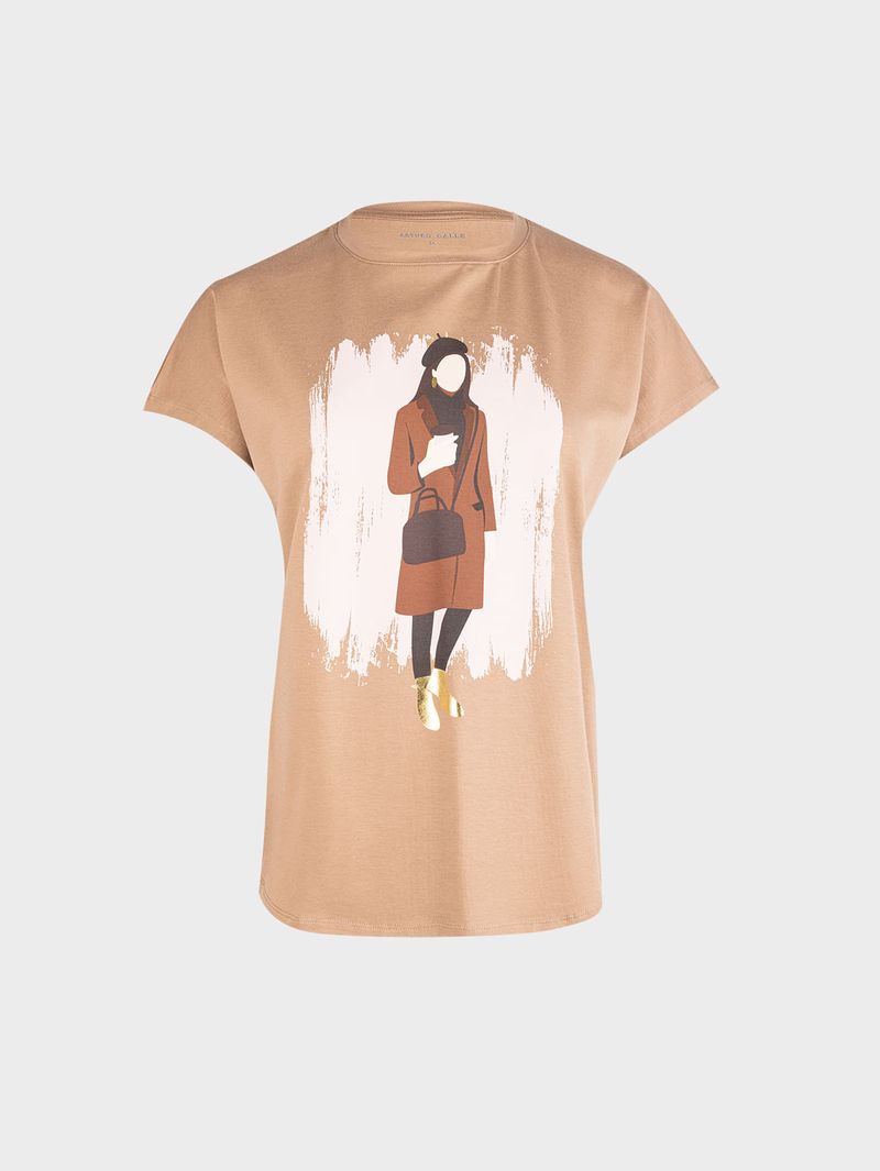 Camiseta Estampada para Mujer 36542