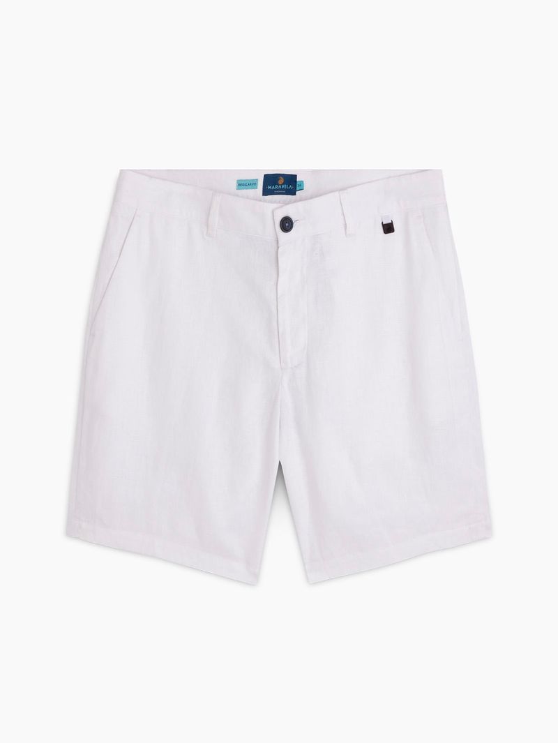 Bermuda Para Hombre Composición en Lino 02854