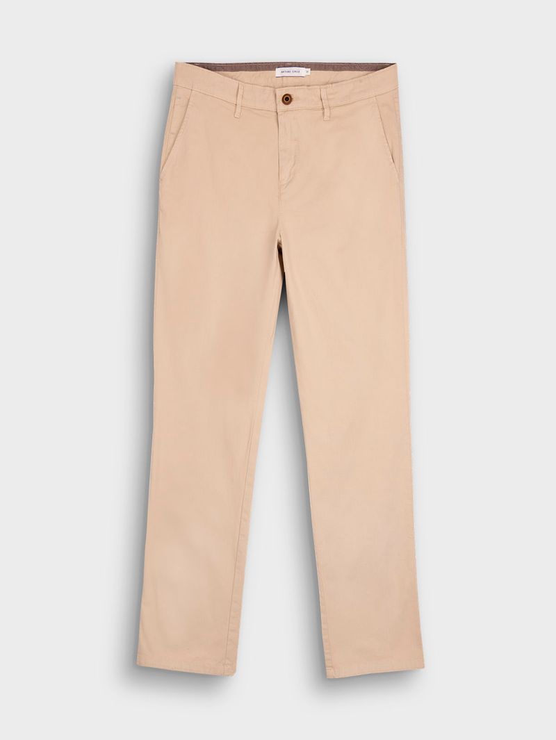 Pantalón Unicolor Regular Fit para Hombre 36527