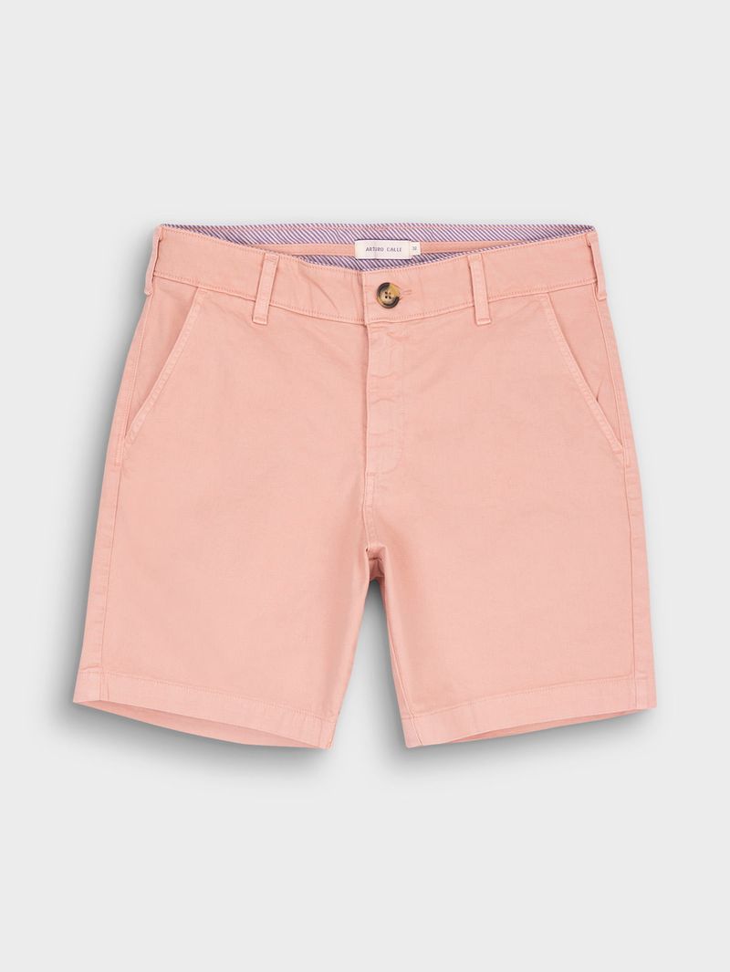 Bermuda Unicolor Slim Fit para Hombre 35988