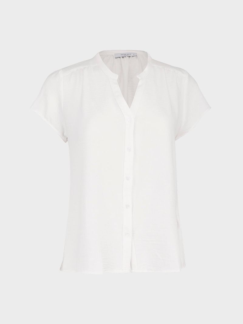 Blusas Cuello Nerú Manga Corta para Mujer 36830