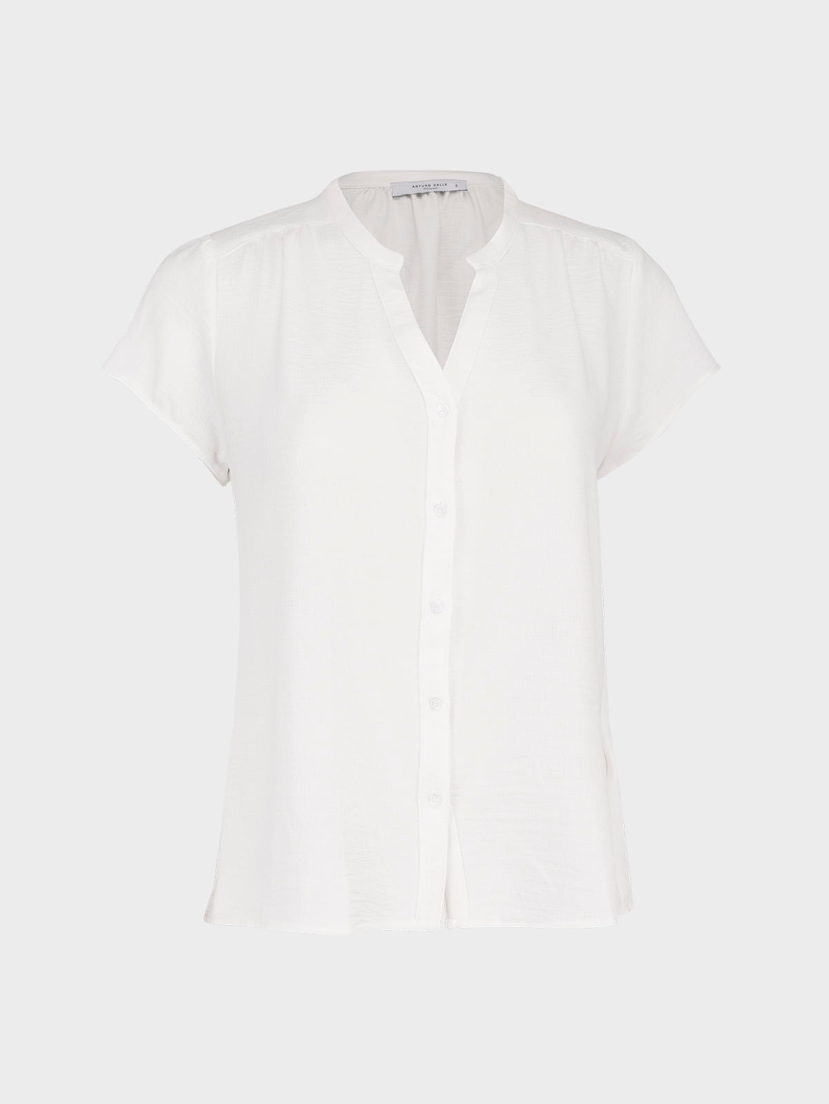 Blusas Cuello Nerú Manga Corta para Mujer 36830