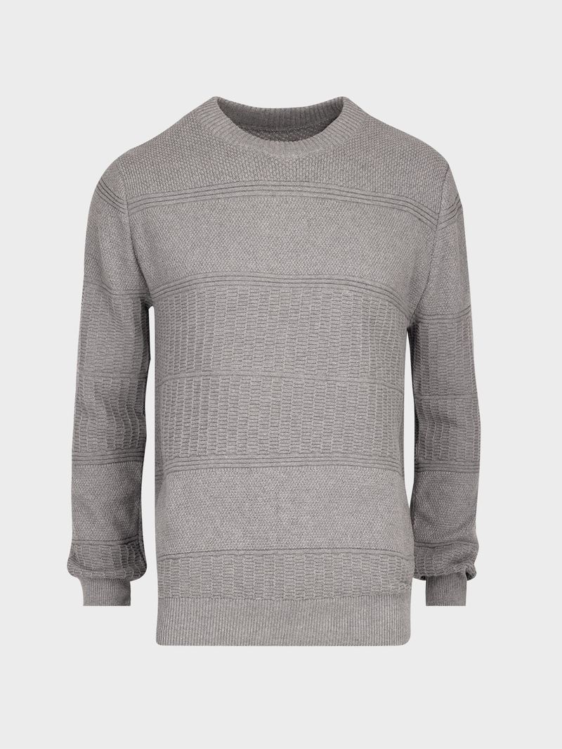 Suéter Cuello Redondo Unicolor para Hombre 35864
