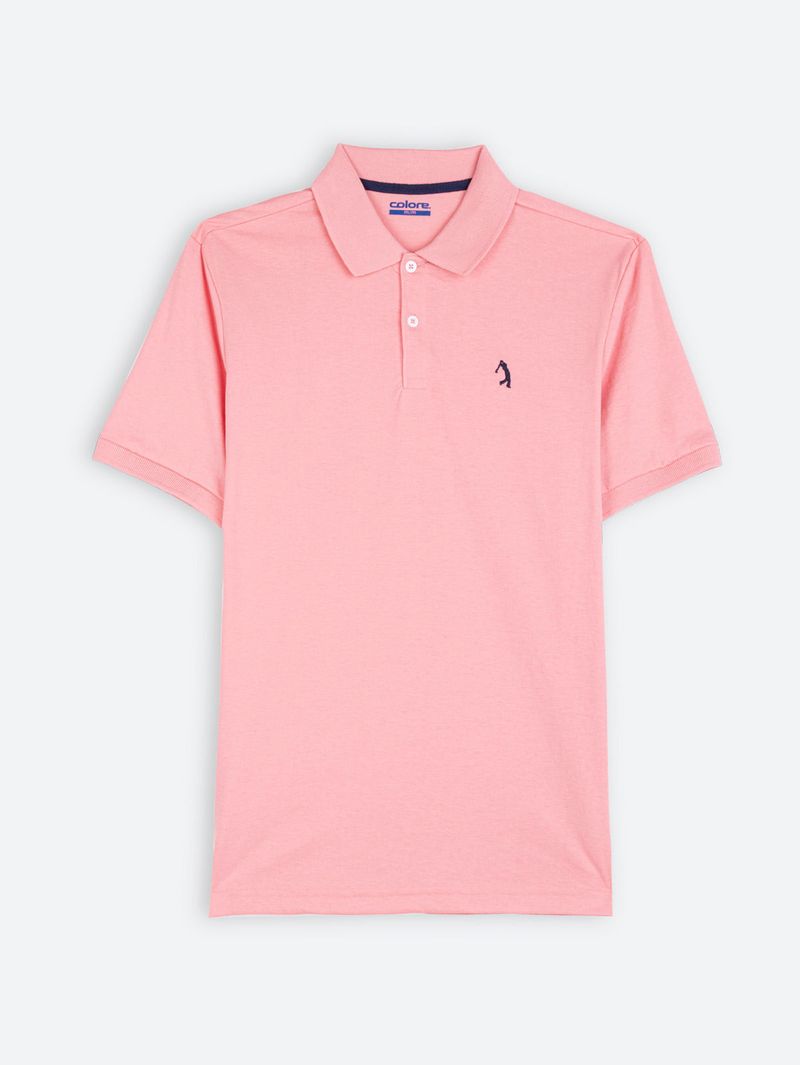 Polo Unicolor Jersey para Hombre 12318