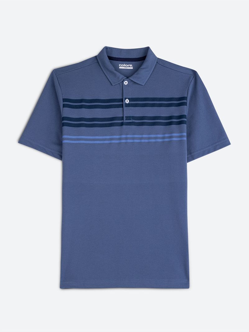 Polo Rayas para Hombre 12614