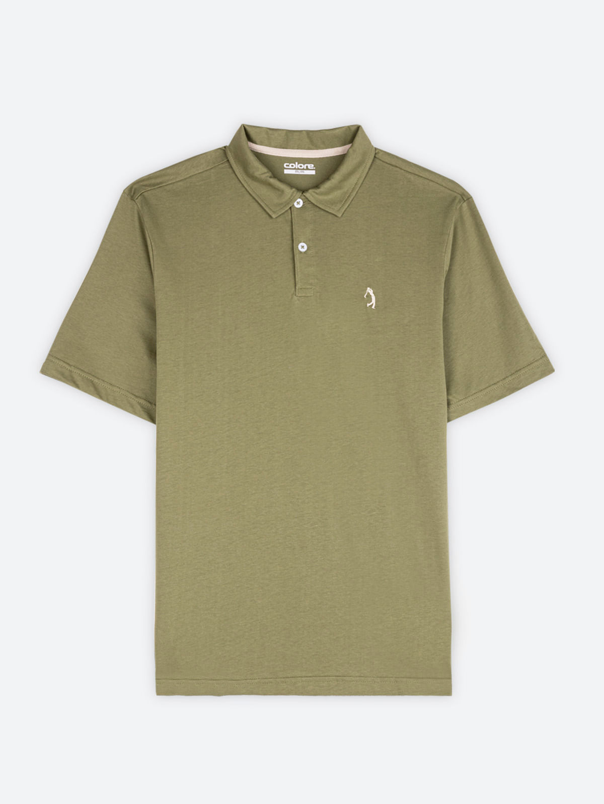 Polo Unicolor Jersey para Hombre 12988