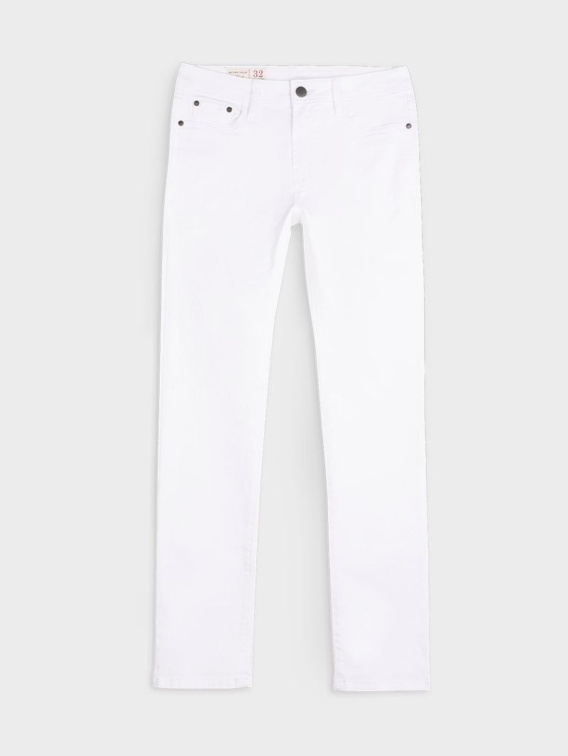 Jean en Silueta Slim Lavado Blanco 35846