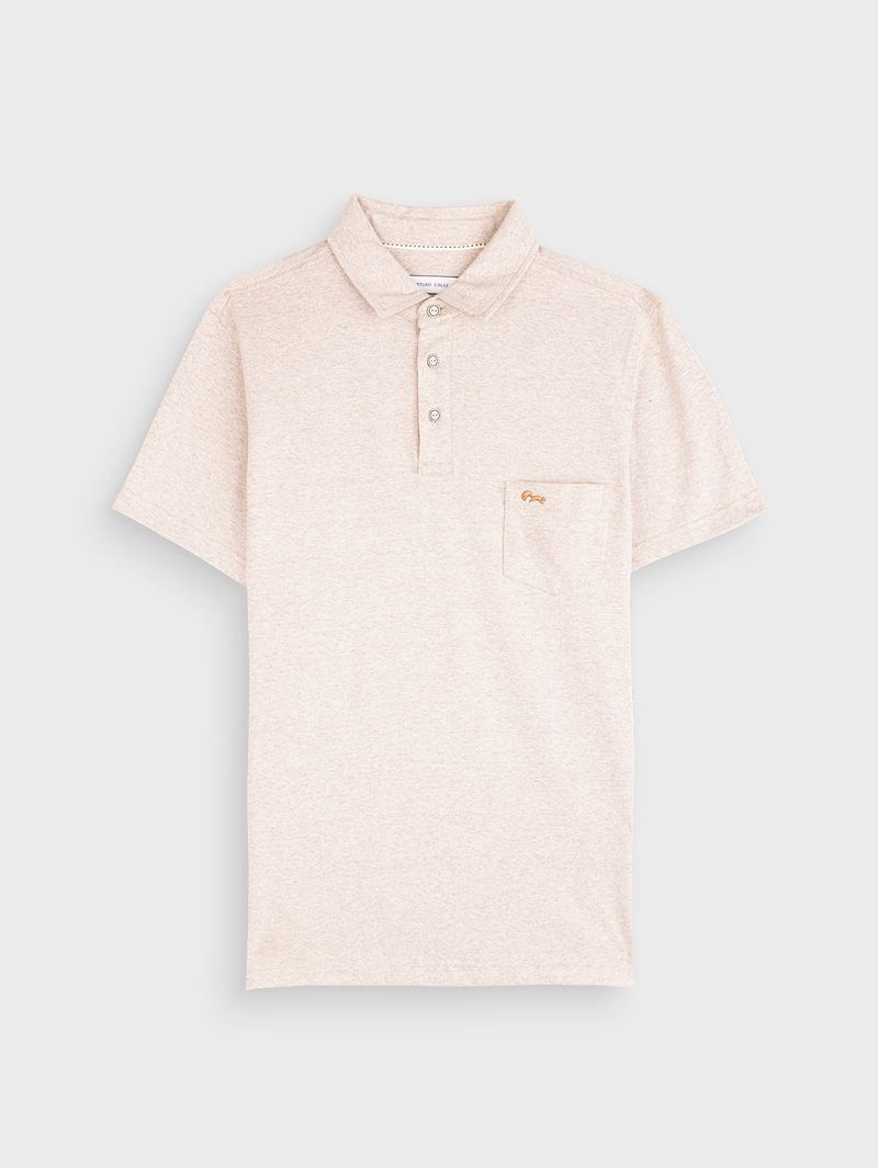Polo Unicolor en Textura para Hombre 36123