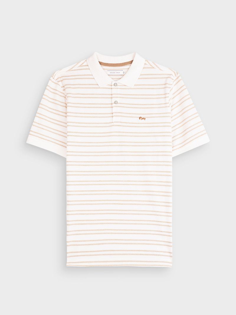 Polo Rayas en Jersey para Hombre 36124