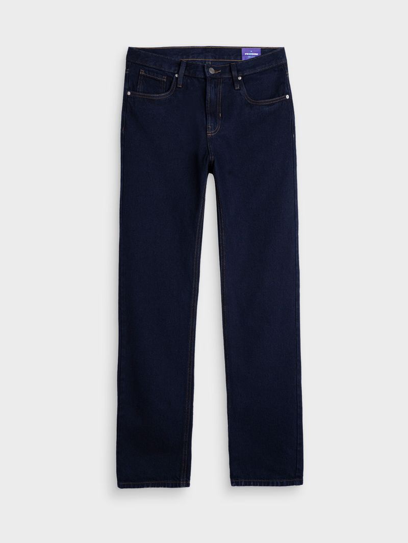 Jean Slim Unicolor en Tono Oscuro para Hombre 05370