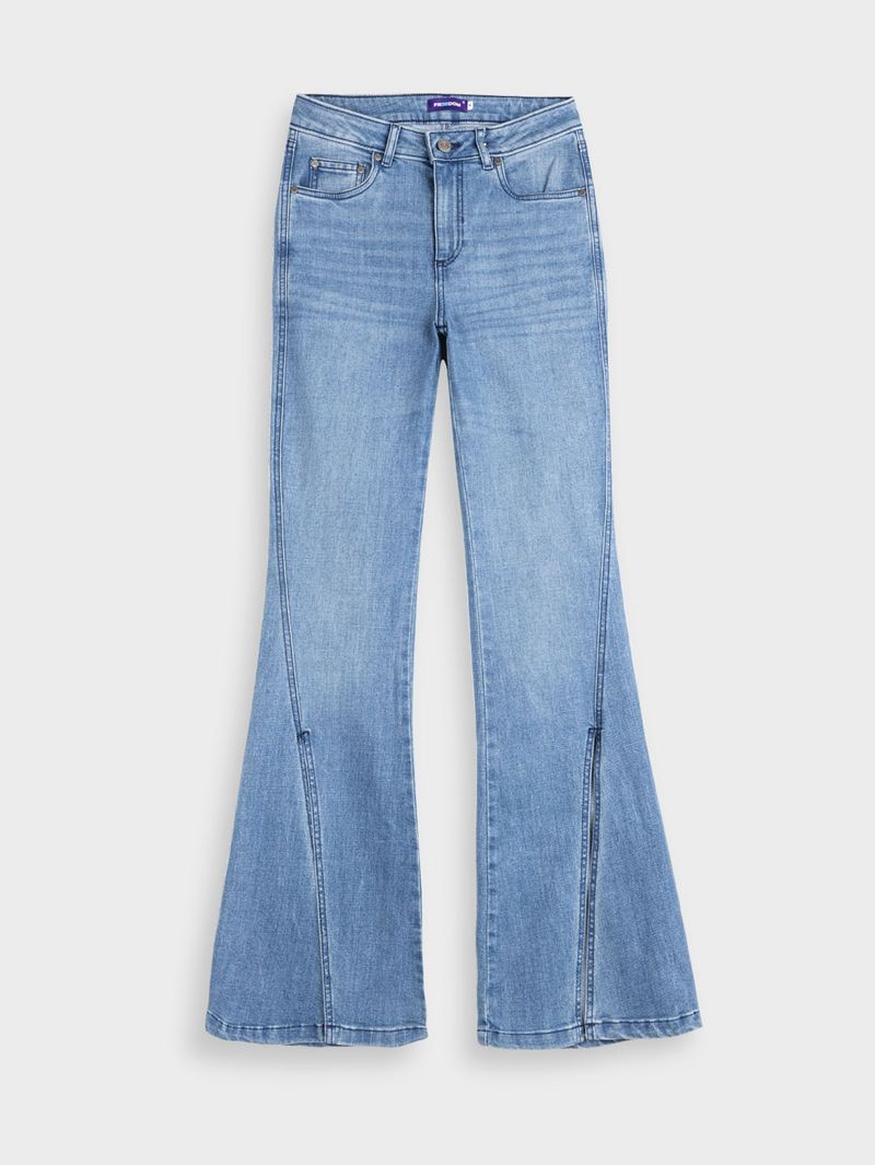 Jean Tipo Flare con Aberturas para Mujer 05304