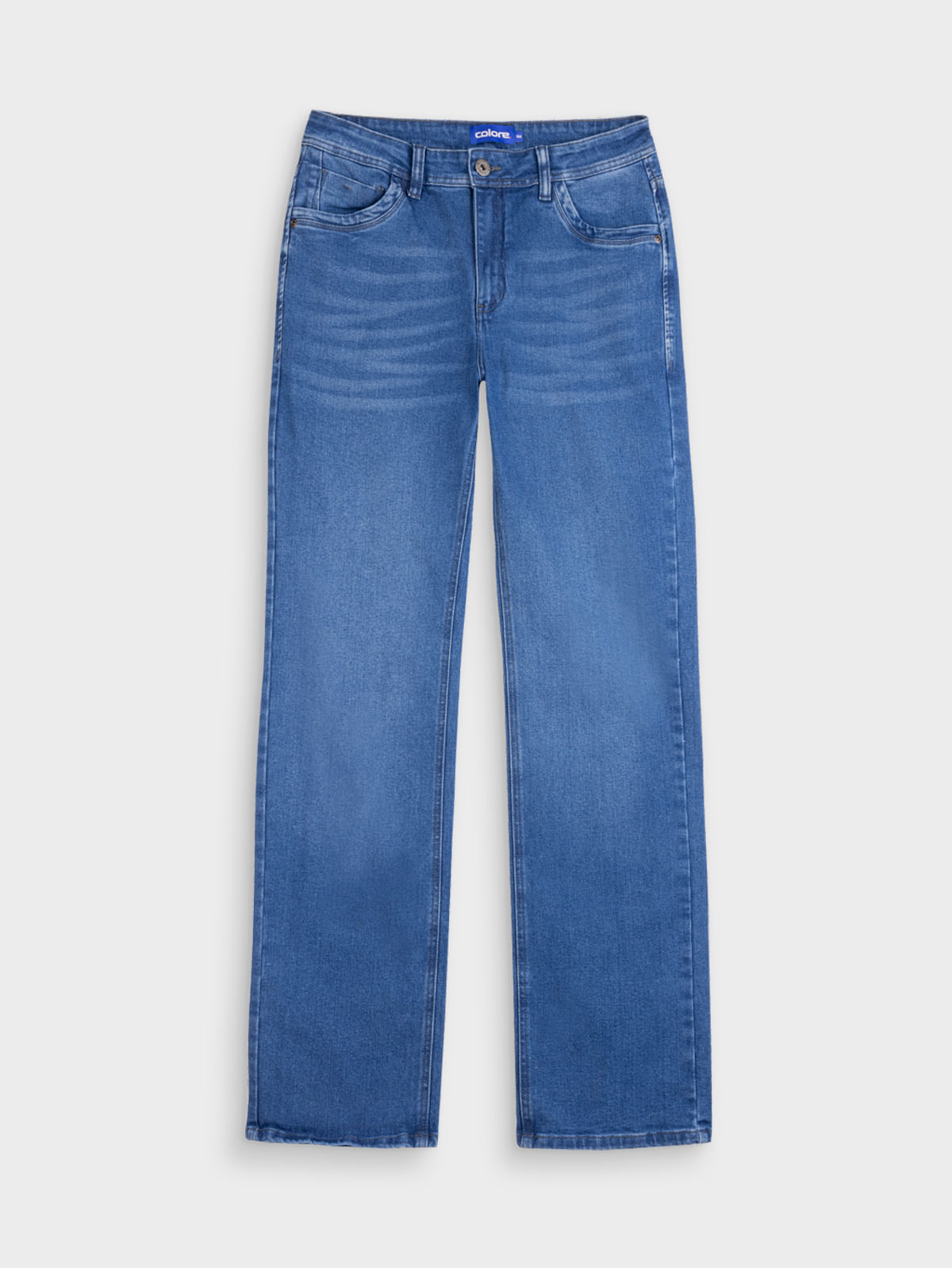 Jean Regular Fit Unicolor para Hombre 12589