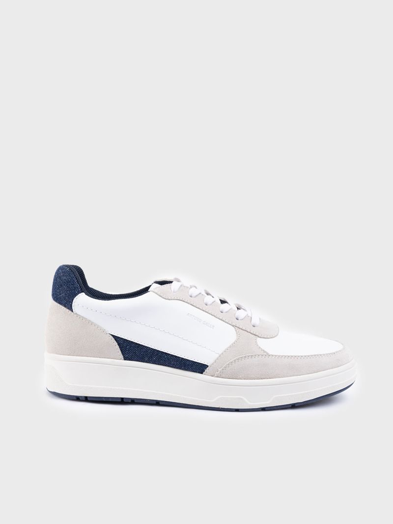 Tenis con Inserto en Denim 38502
