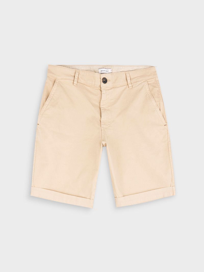 Bermuda Unicolor Regular Fit para Hombre 38395
