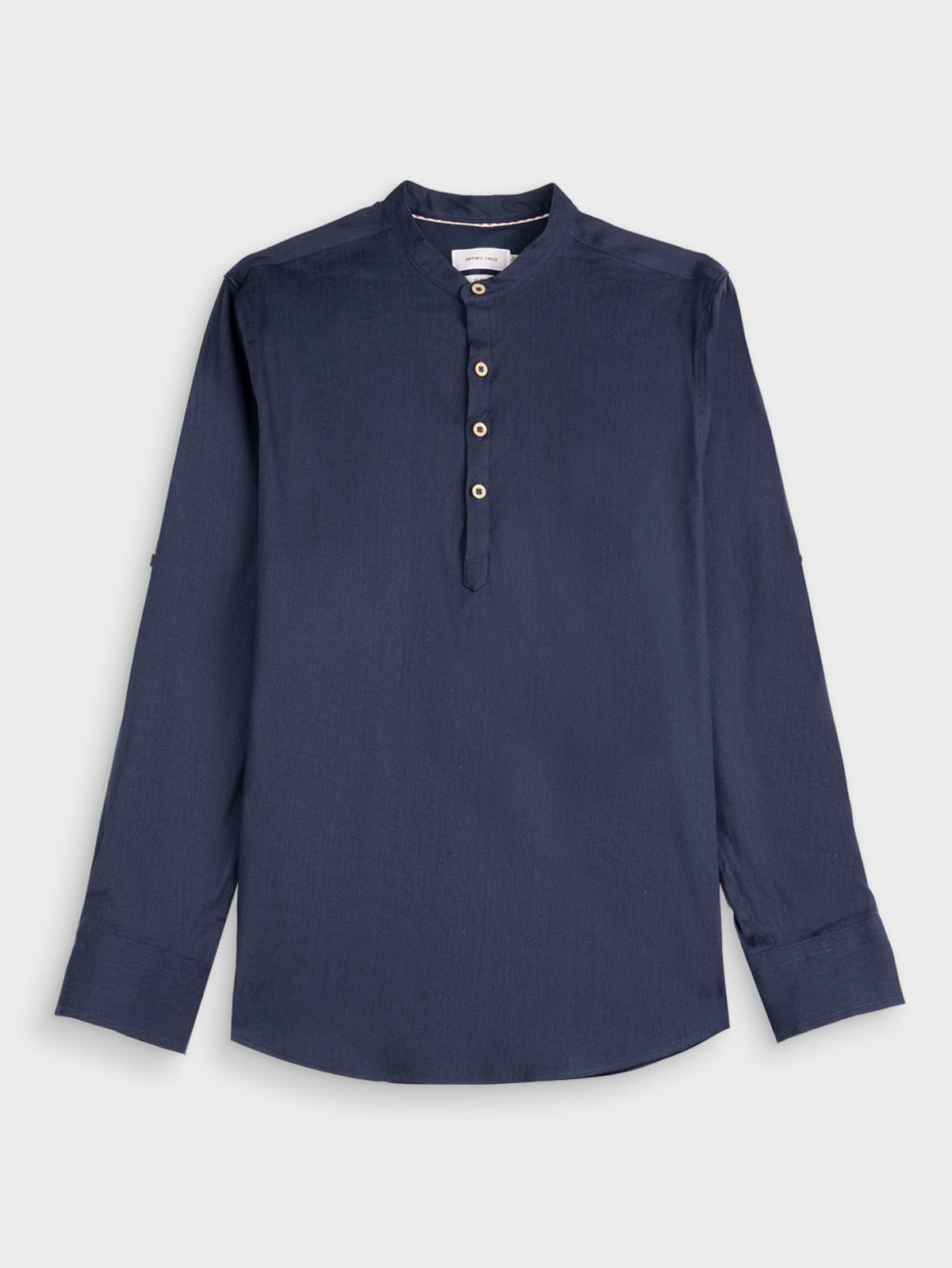 Camisa Manga Larga en Lino para Hombre 36335