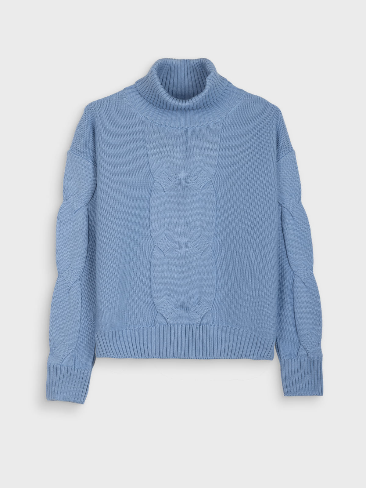 Suéter Cuello Tortuga Unicolor para Mujer 38999
