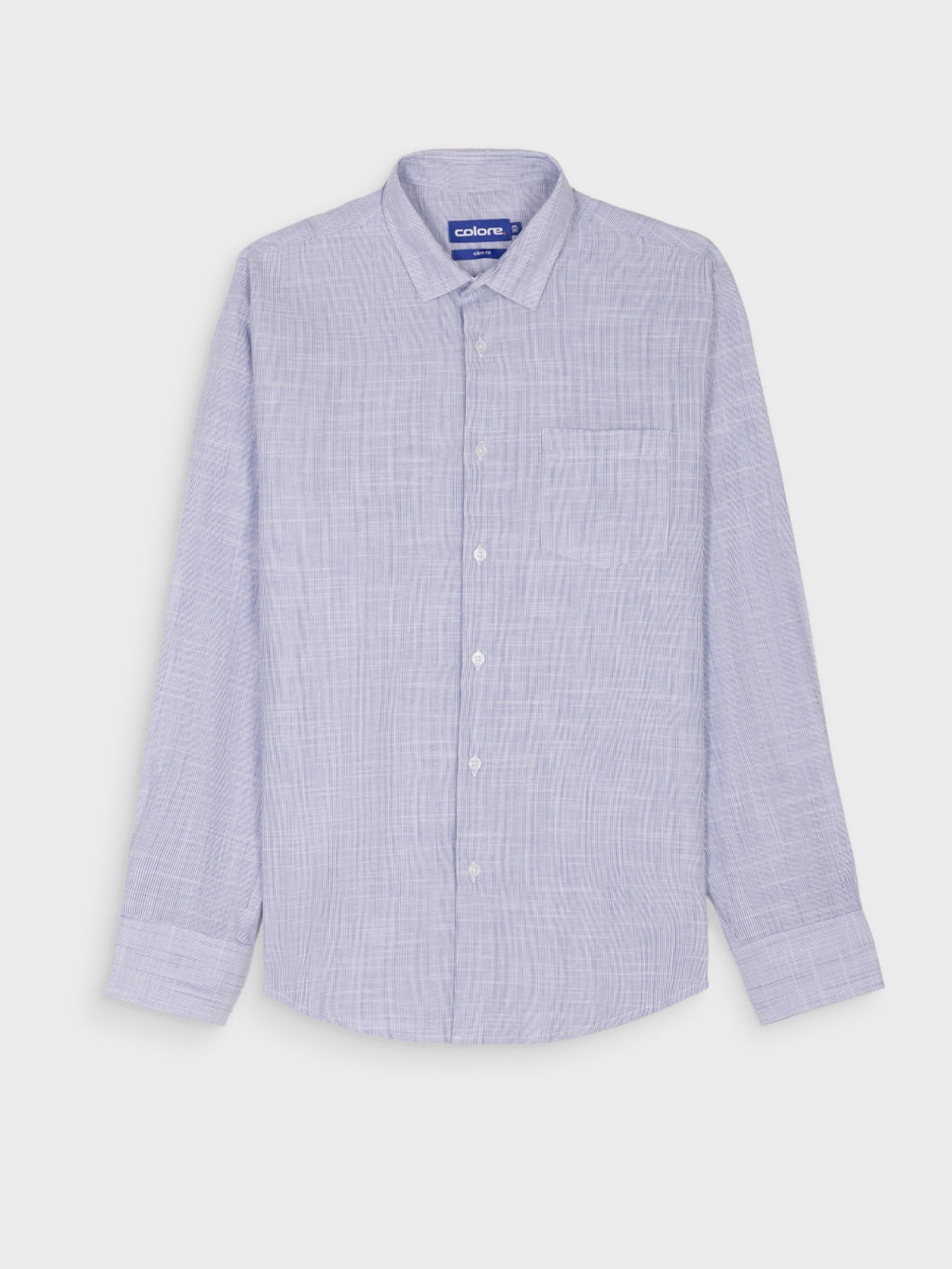 Camisa Casual de Rayas Manga Larga para Hombre 12774
