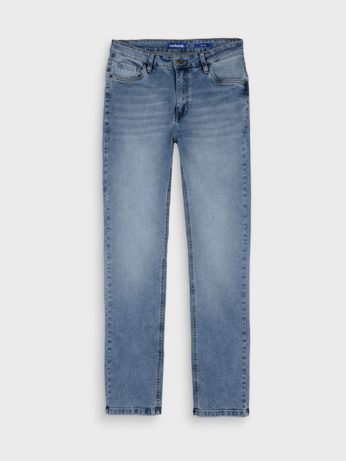 Jean Slim Fit Unicolor para Hombre 12741