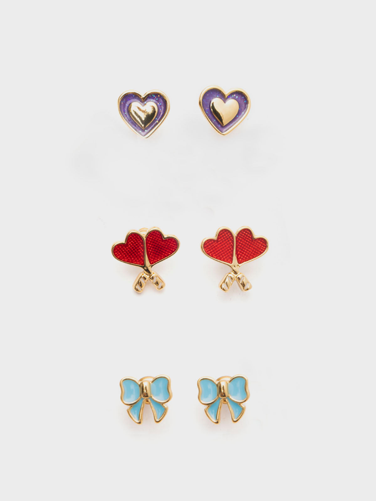 Pack x 3 Aretes para Niña 14688