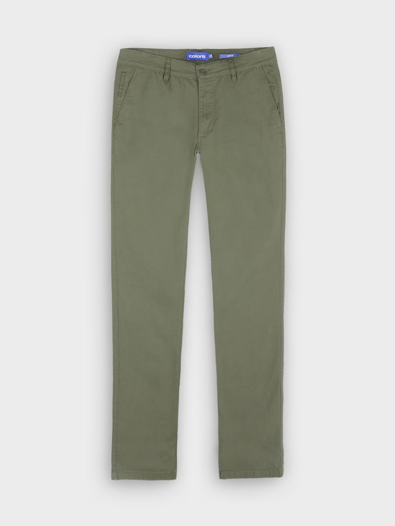 Pantalón Casual Unicolor para Hombre 12877