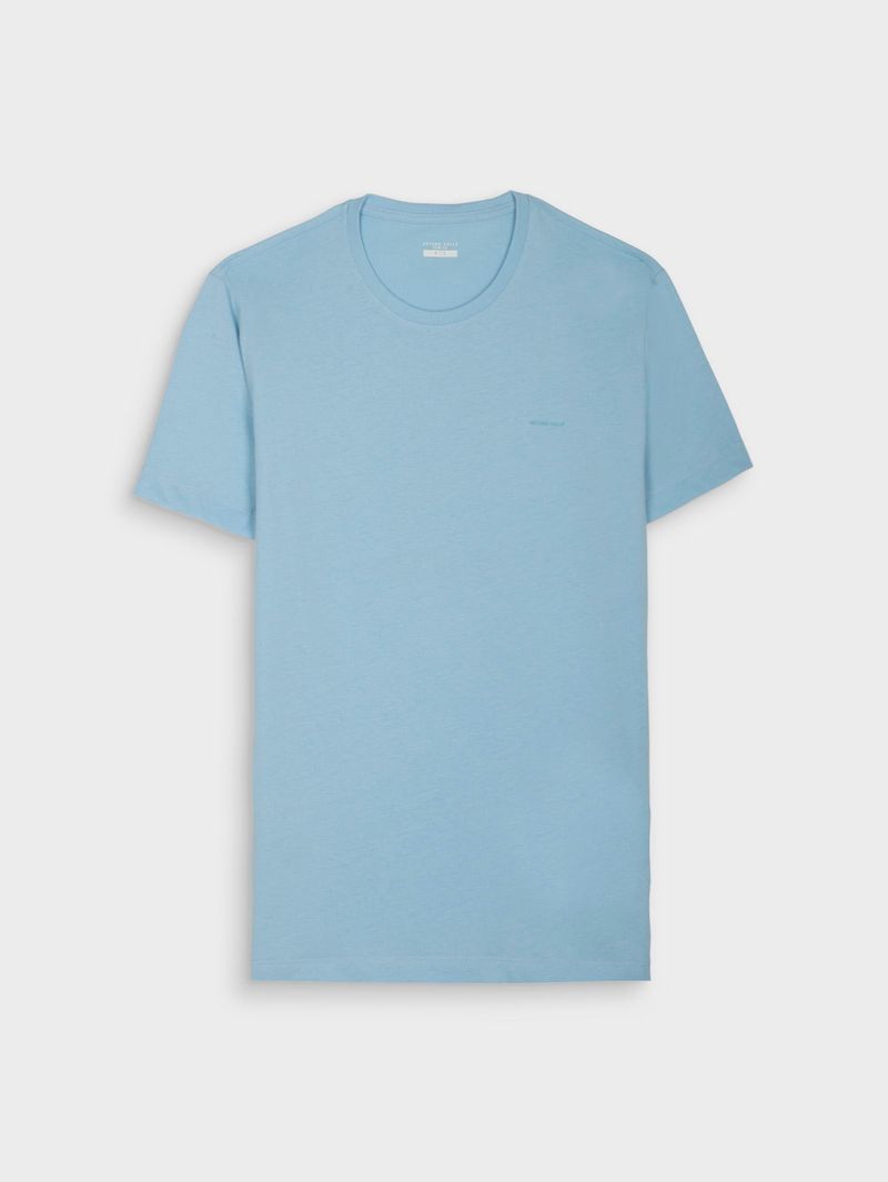 Camiseta Unicolor Slim Fit para Hombre 39685