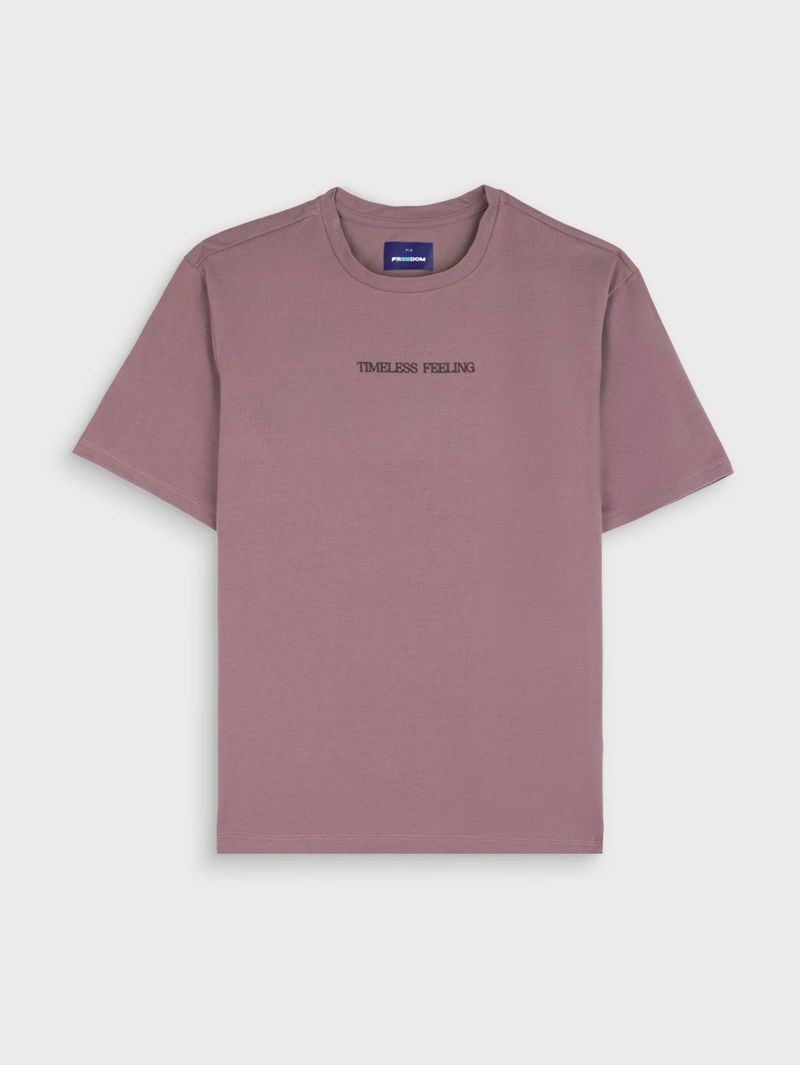 Camiseta Oversize con Estampado para Hombre 05390