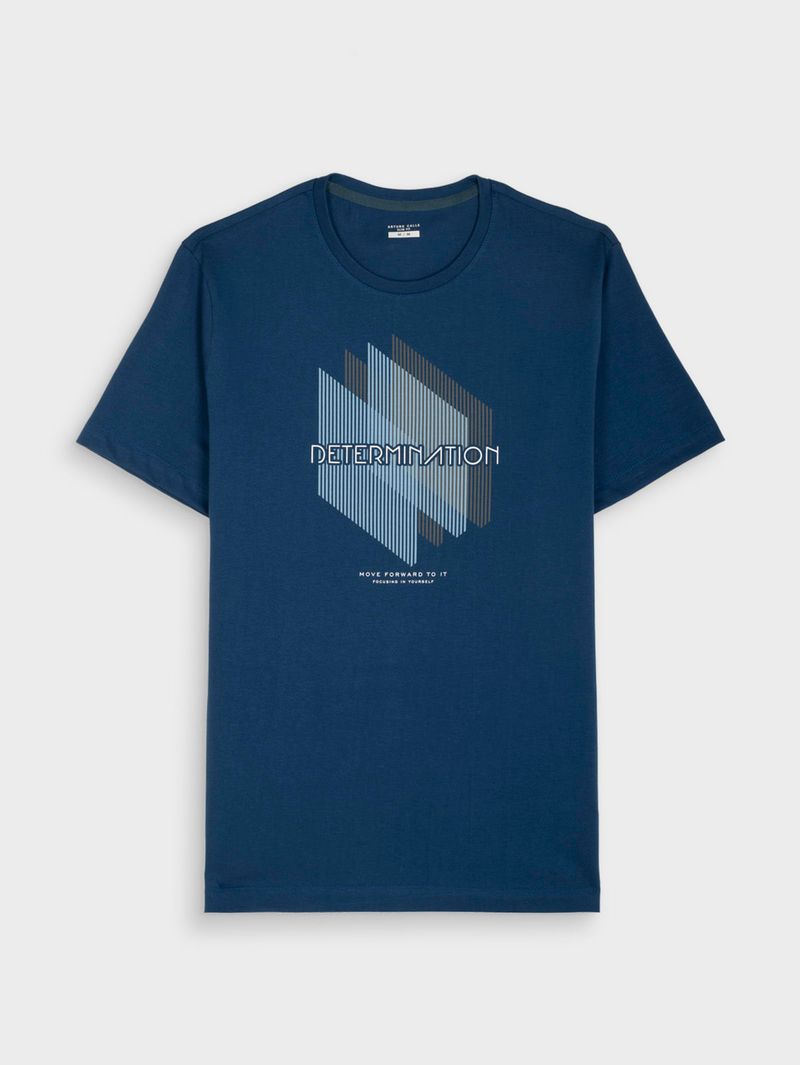 Camiseta Estampada Slim Fit para Hombre 37999