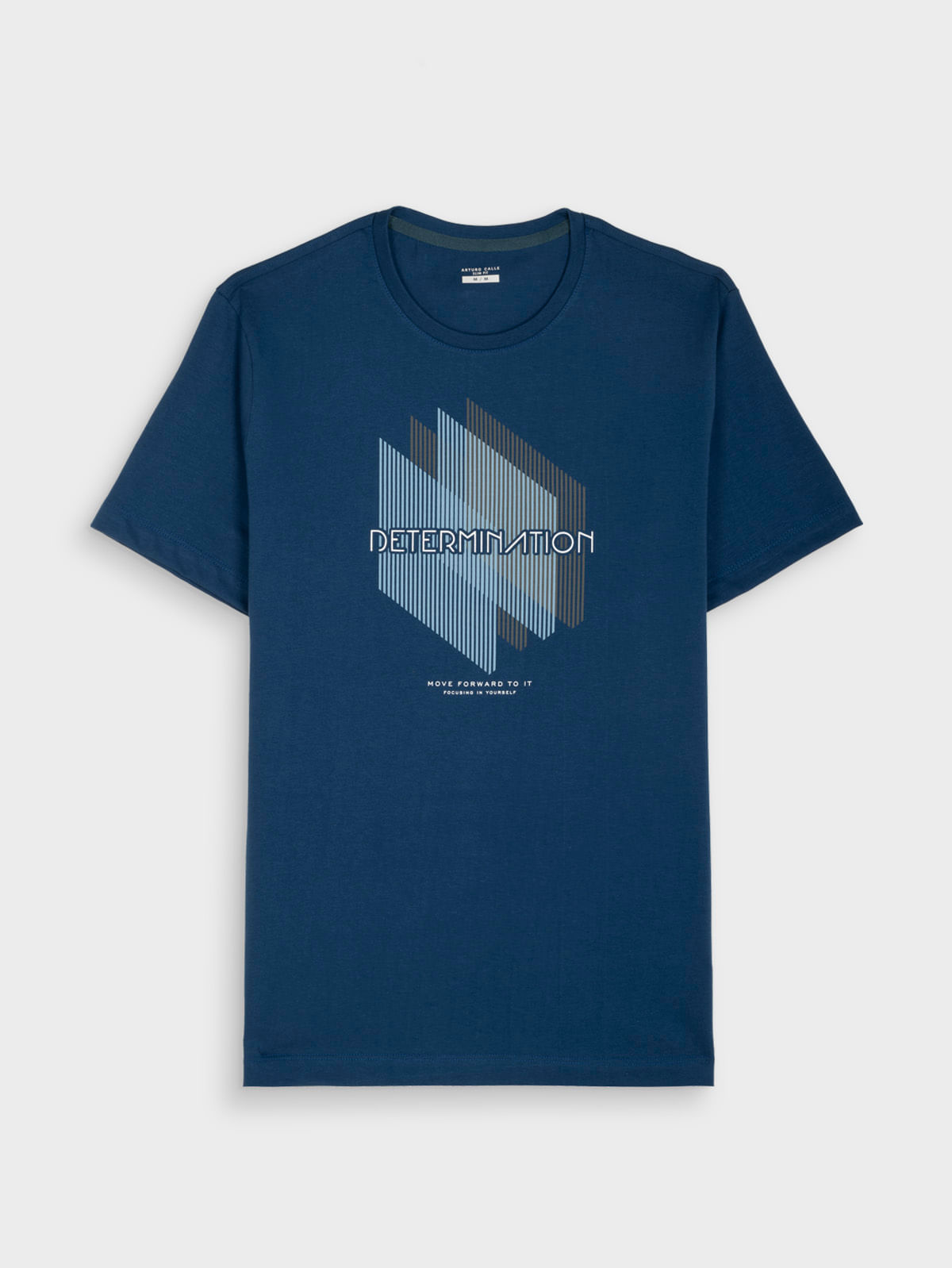 Camiseta Estampada Slim Fit para Hombre 37999