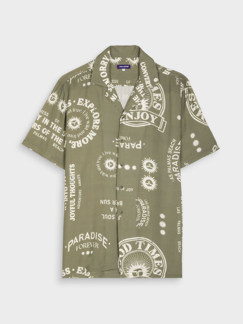Camisa Hawaiana para Hombre 05798