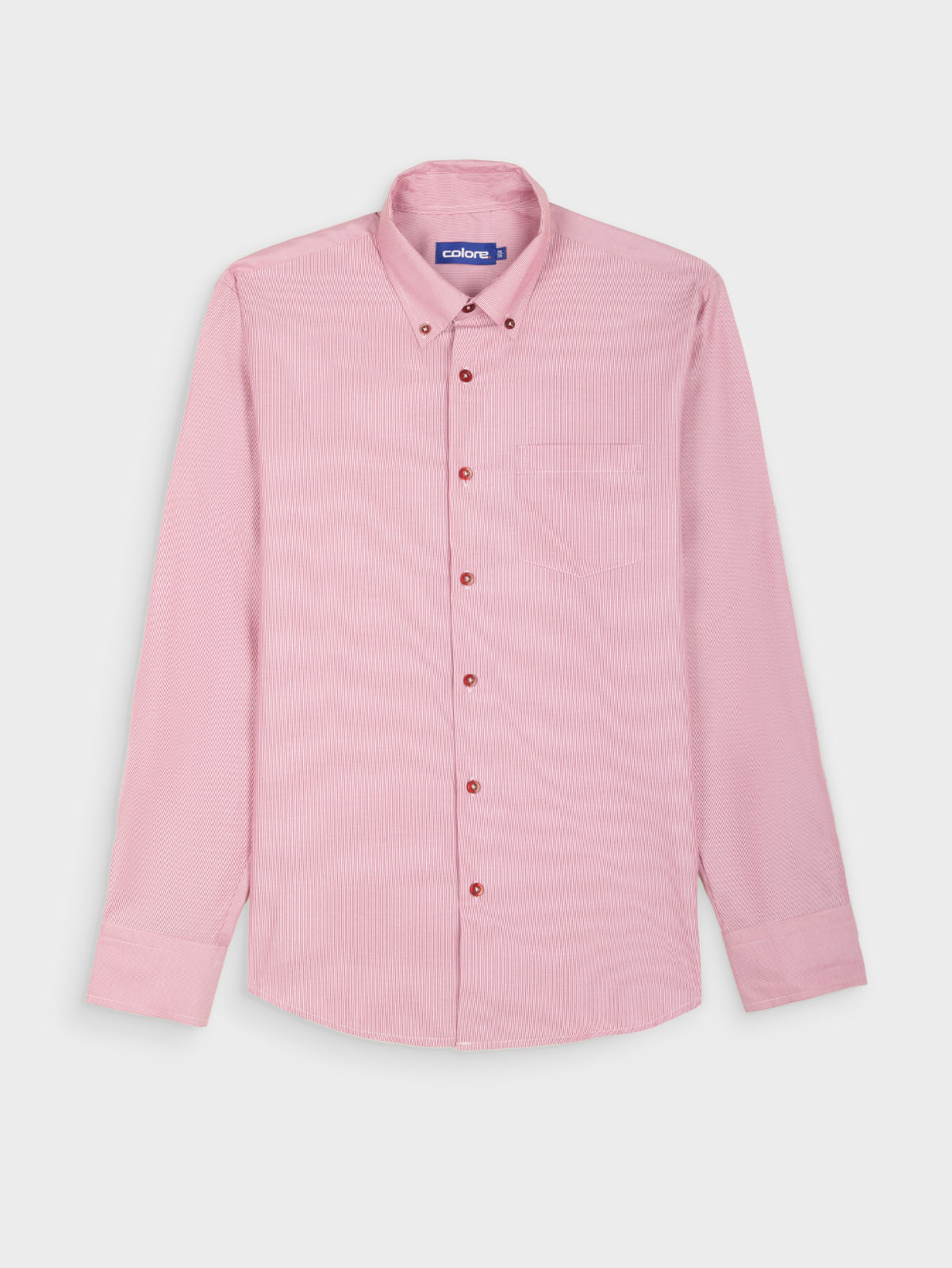 Camisa Casual de Rayas Manga Larga para Hombre 13097