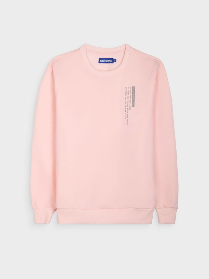 Buzo Unicolor con Estampado para Hombre 13177