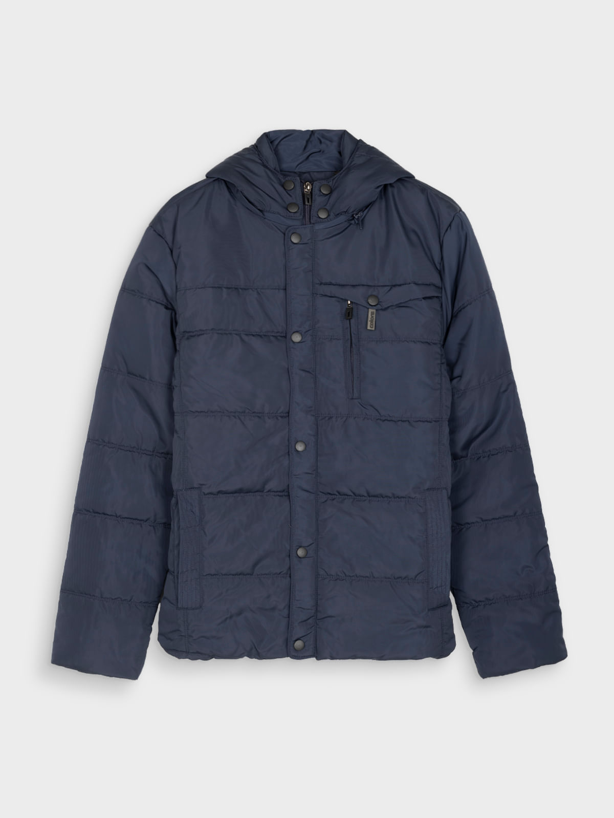 Chaqueta Acolchada Unicolor para Hombre 13401