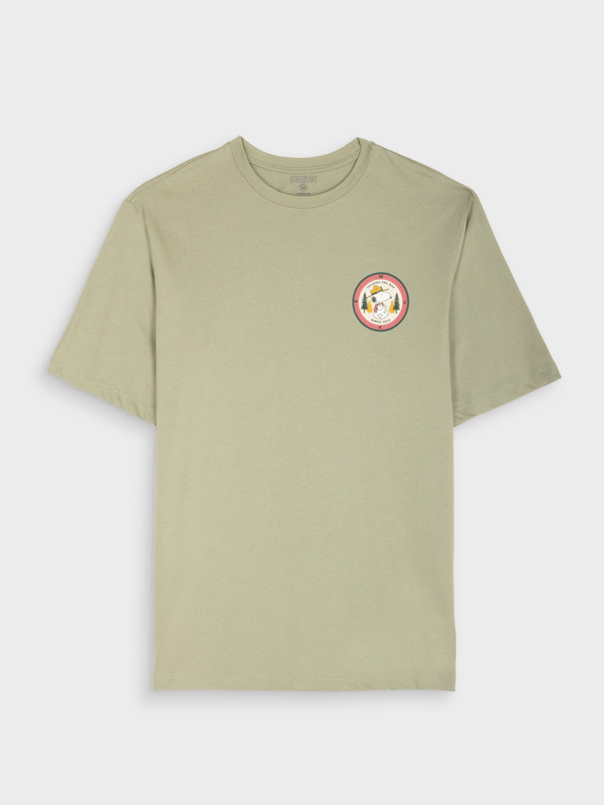 Camp David Herren T-Shirt Dip Dye Mit Rücken-Print