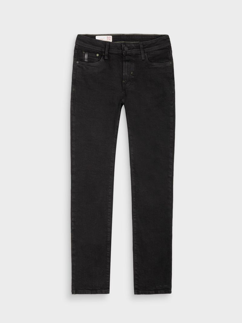 Jean Straight Fit en Lavado Negro 38365