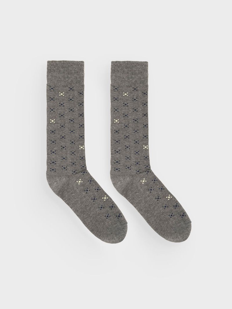 Medias Formales con Diseño para Hombre 42247